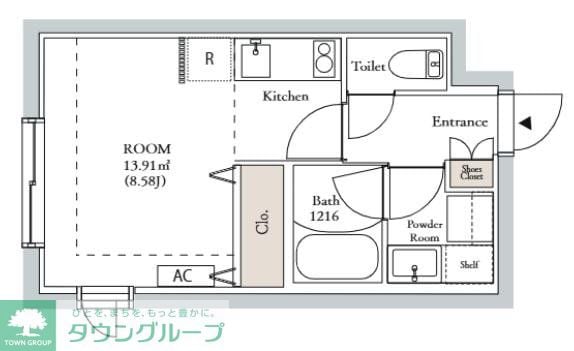 BLANCCOURT三軒茶屋の物件間取画像