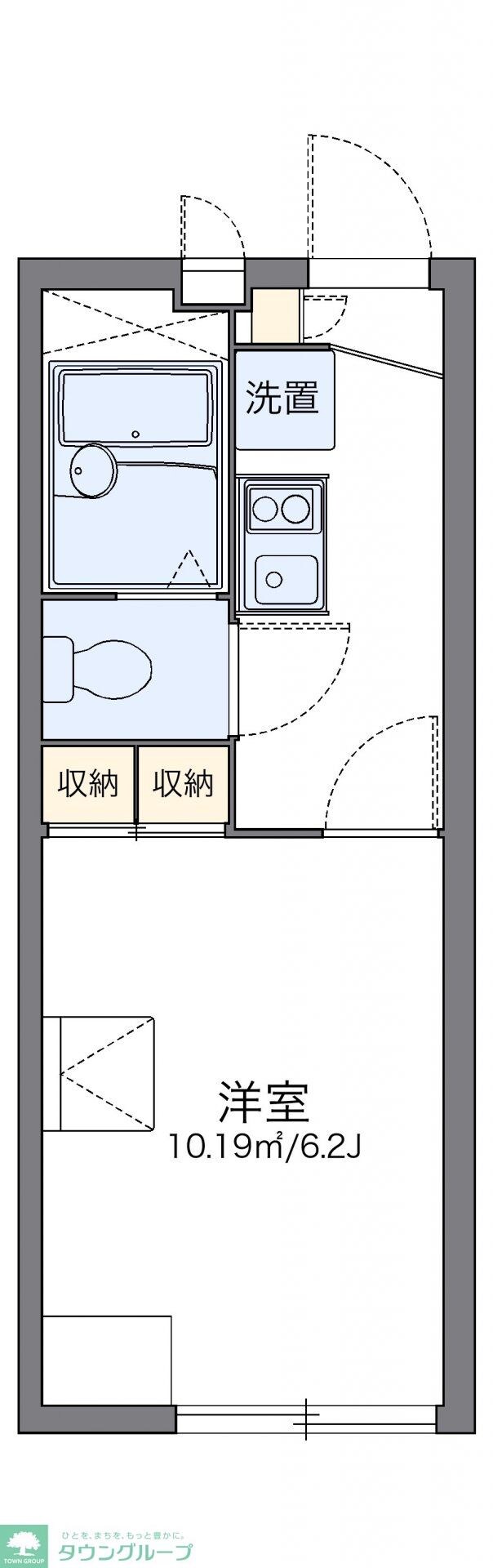 レオパレス緑ヶ丘の物件間取画像