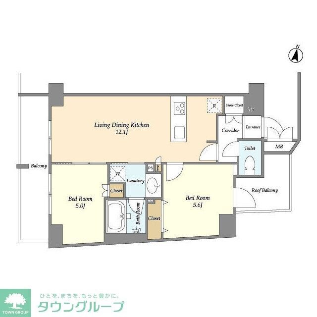 ＬａＳａｎｔｅ桜新町の物件間取画像