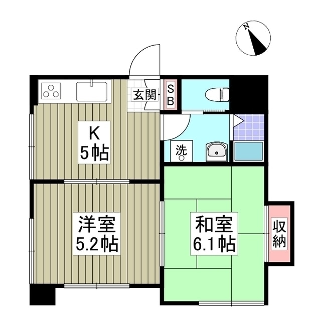 セイワ・アクレイム国立の物件間取画像