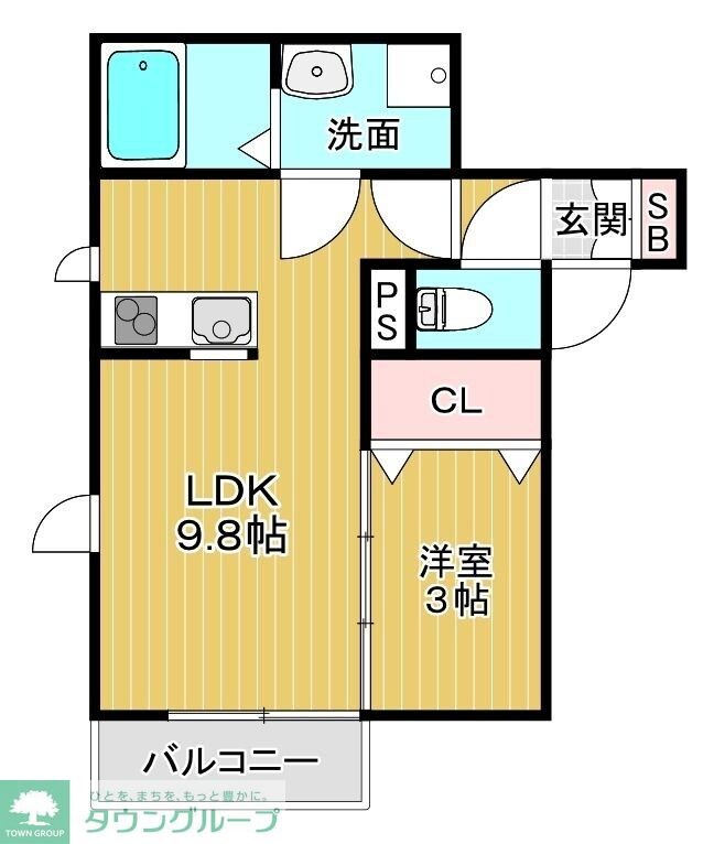 エトワール立川の物件間取画像