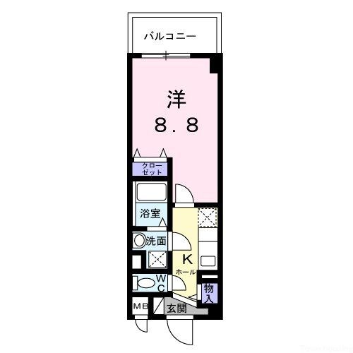 フロレゾンの物件間取画像