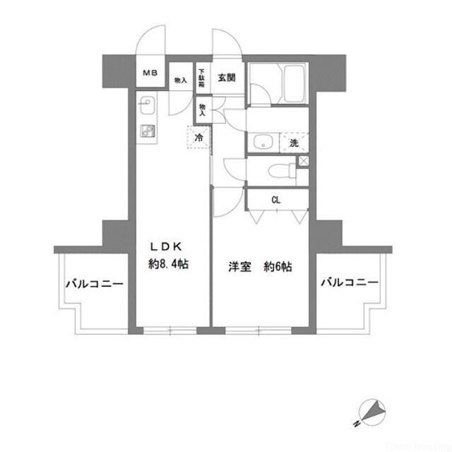 ウインベルコーラス聖蹟桜ヶ丘の物件間取画像