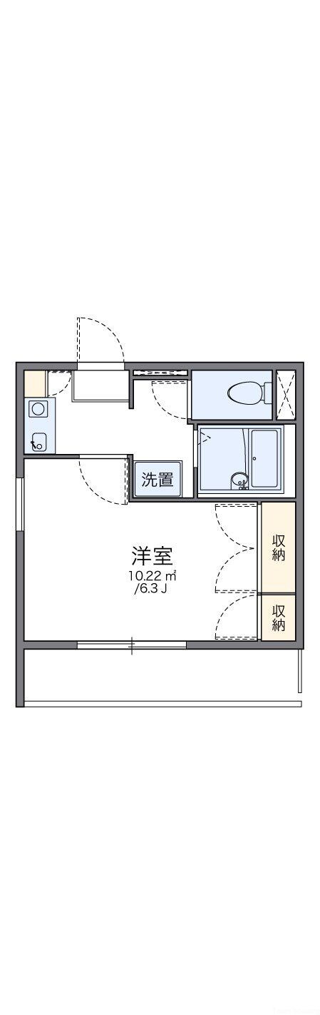 レオパレス舘町の物件間取画像