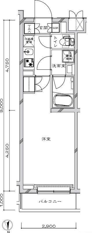 ルーブル聖蹟桜ヶ丘の物件間取画像