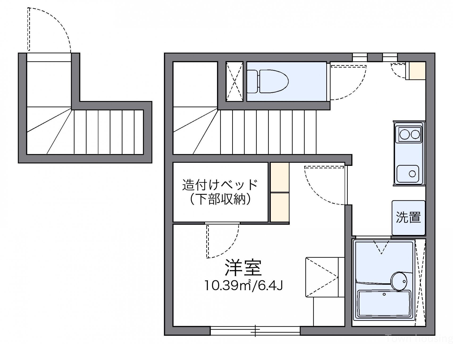 レオパレスエステルの物件間取画像