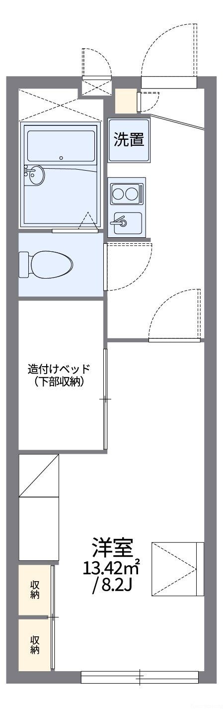 レオパレス幸良の物件間取画像