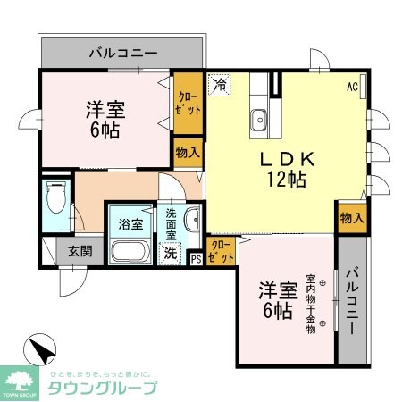 ラフィネの物件間取画像