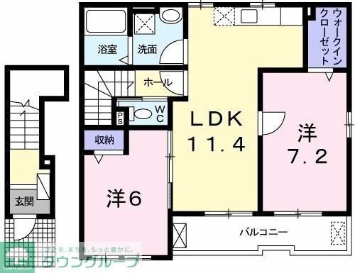 ガーデン　フォレスト　Iの物件間取画像