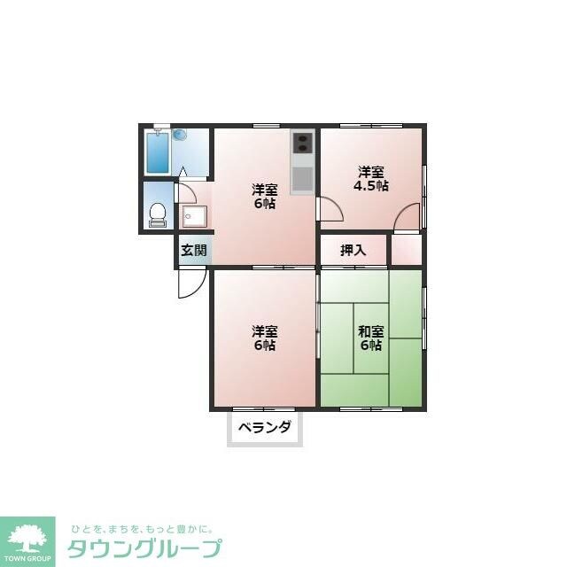 オークの物件間取画像