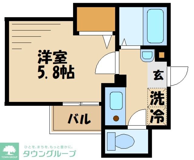グランクオール西国立の物件間取画像