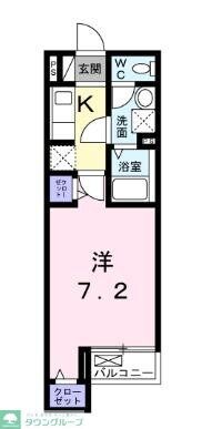 プラシード　カメリアの物件間取画像