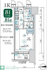 MAXIV八王子TREの物件間取画像