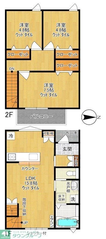 シャネル　メゾンの物件間取画像