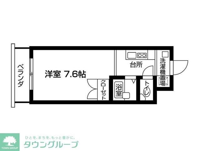 スチューデントハイツ永山の物件間取画像