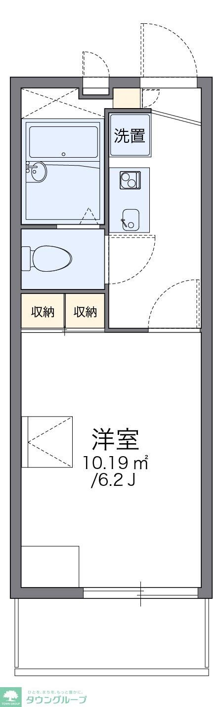 レオパレススターコート八雲台の物件間取画像