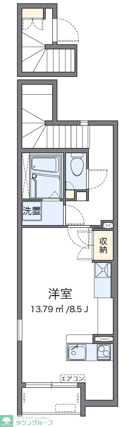 レオネクストサウスフローラの物件間取画像