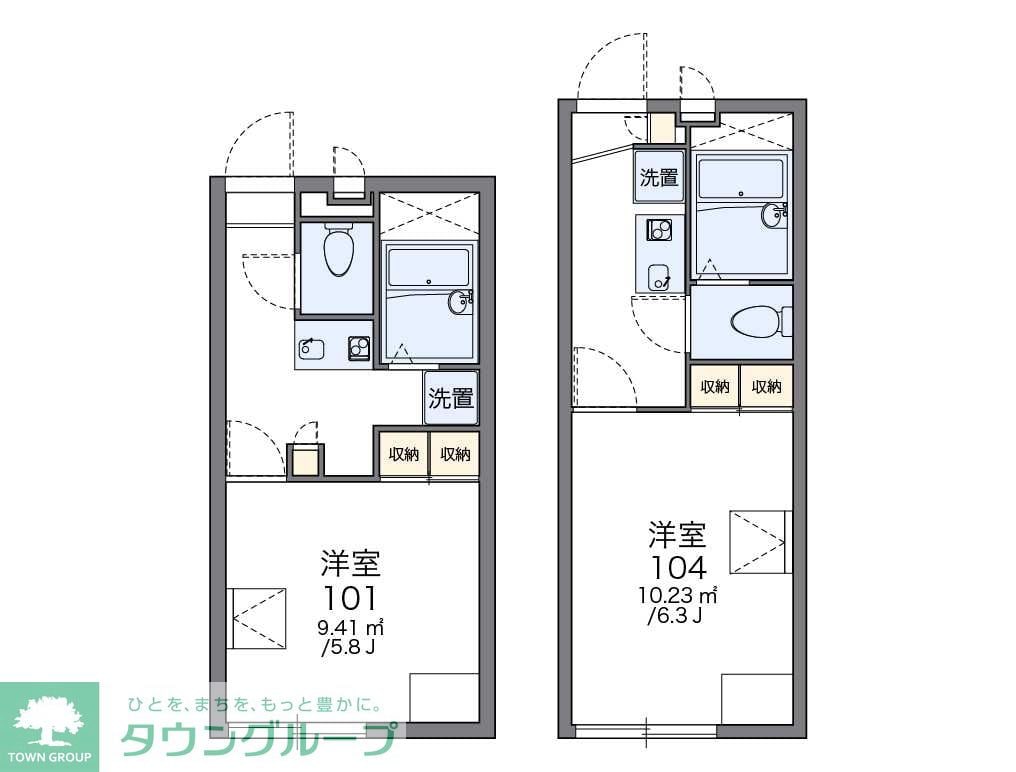 レオパレスＳ＆Ｉの物件間取画像