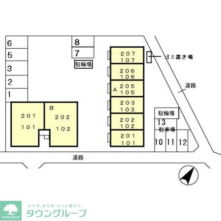 ボワフルールＡの物件内観写真