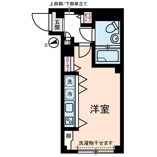 フローレンス立川の物件間取画像