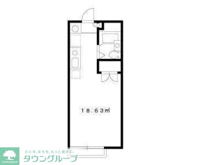 ハビタス調布の物件間取画像