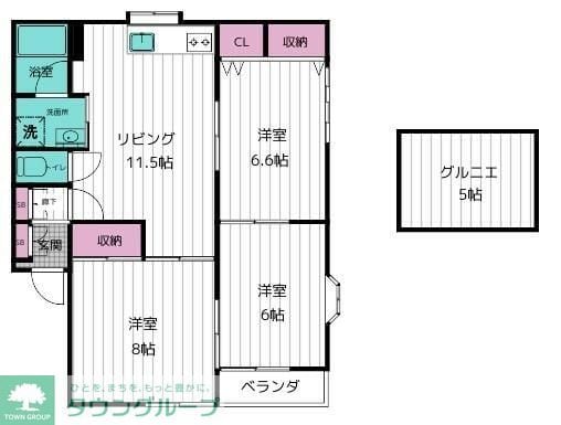 ルビアンＴの物件間取画像