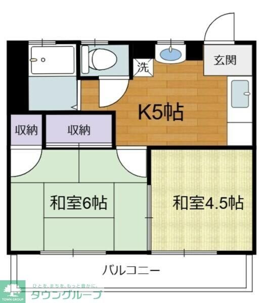 ハイツ藤の物件間取画像