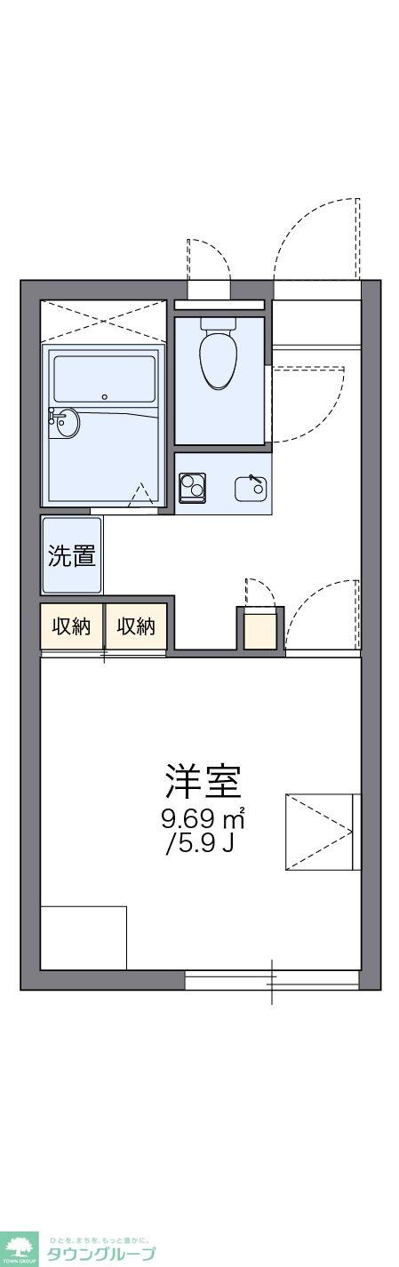 レオパレススティジ　ミハルの物件間取画像