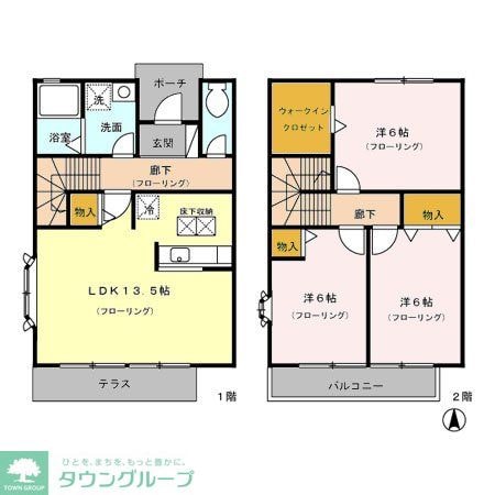 スパティウムＫの物件間取画像