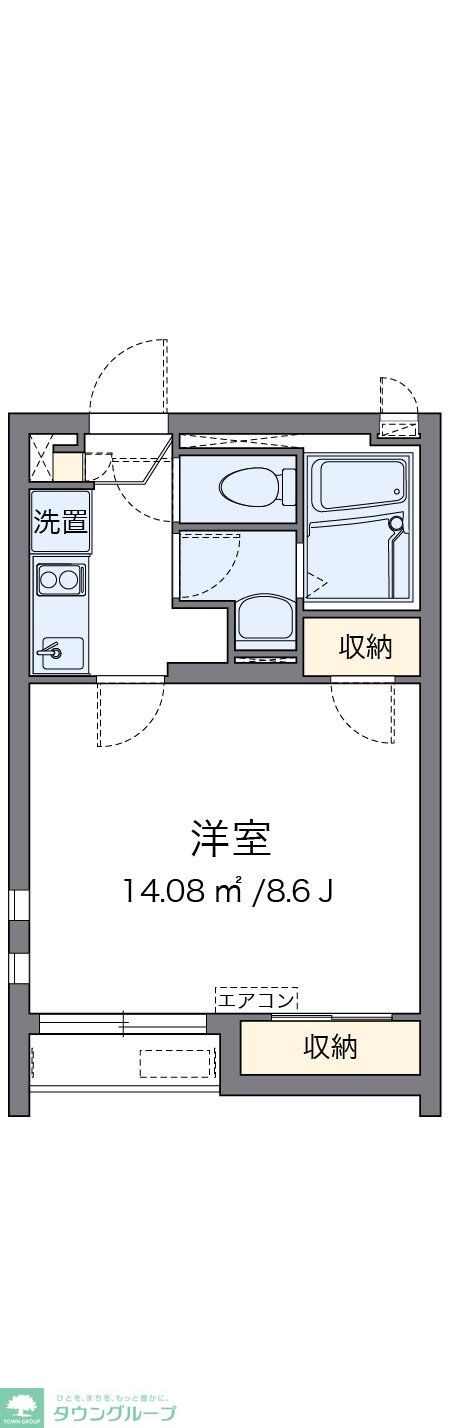 クレイノレーヴ　かえでの物件間取画像
