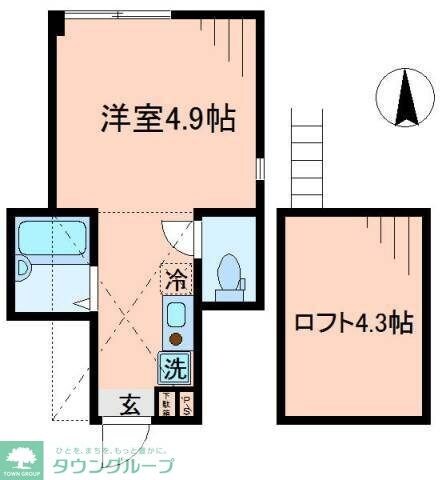 物件間取画像