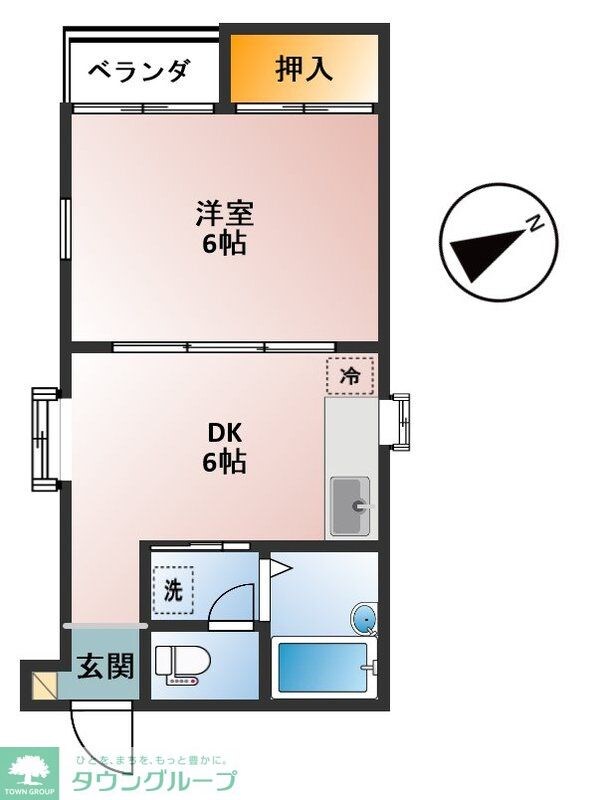 清涼館の物件間取画像