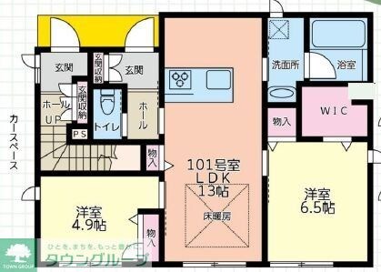 ハウスペンギンの物件間取画像