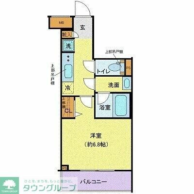 クレヴィスタ三軒茶屋の物件間取画像