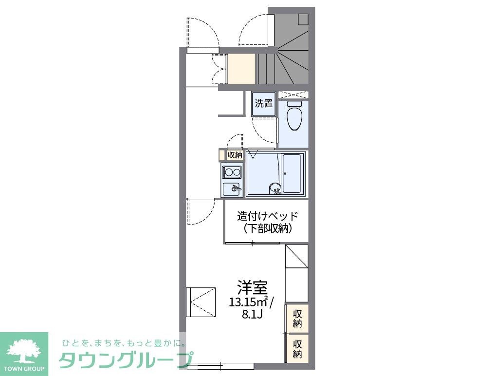 レオパレス芦花公園Iの物件間取画像