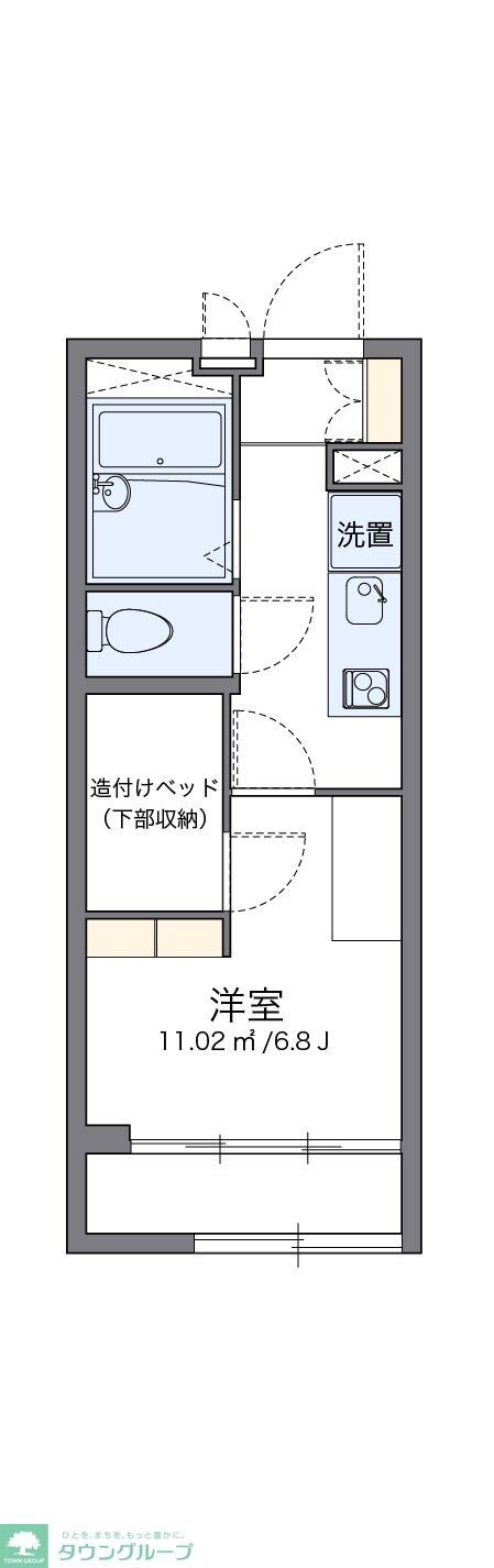 レオパレス参丁目の物件間取画像