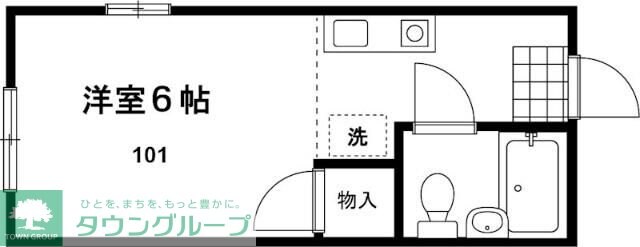 メゾネット東方の物件間取画像