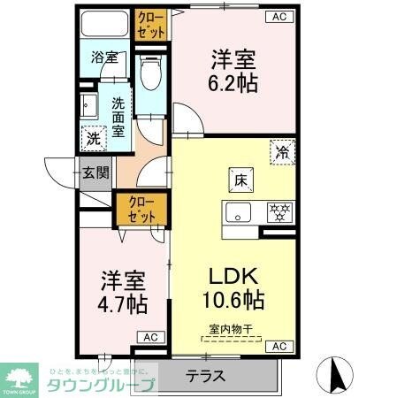 セレスティア岡本の物件間取画像