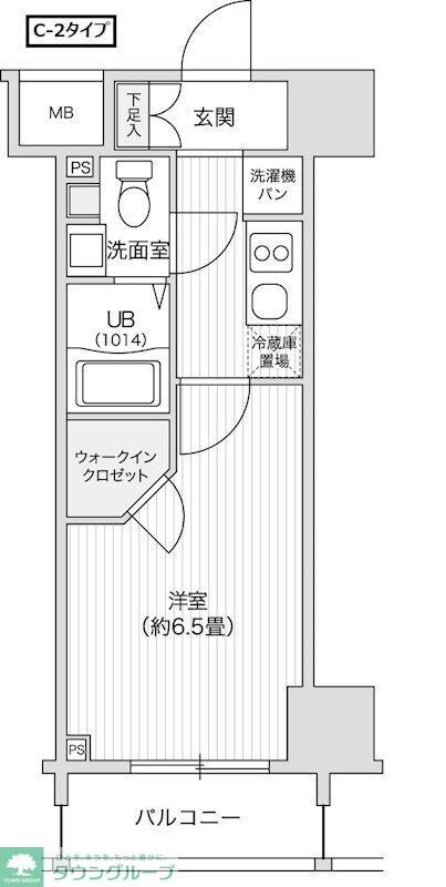 レジディア笹塚IIの物件間取画像