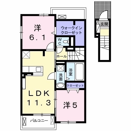 レジデンス　タカハシVの物件間取画像