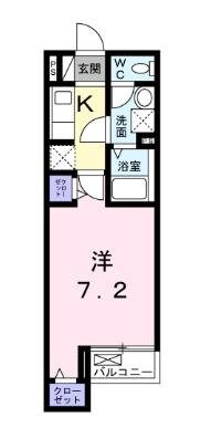 プラシード　カメリアの物件間取画像
