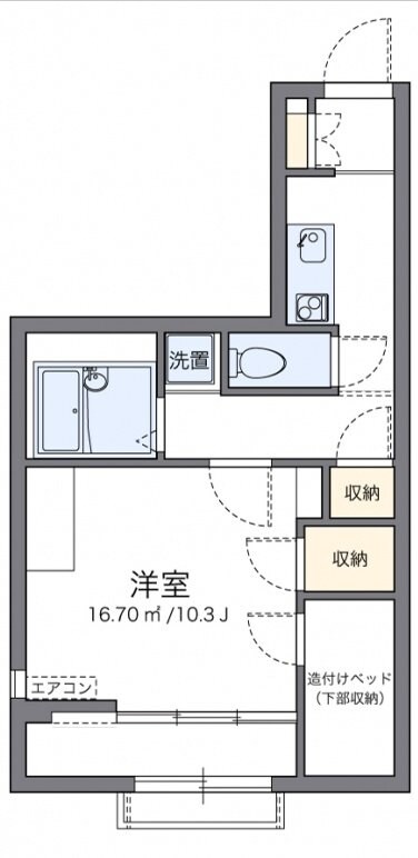 レオパレスヴィラ　ノーバIIの物件間取画像