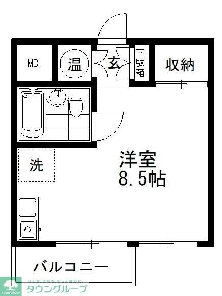 東都ハイツの物件間取画像