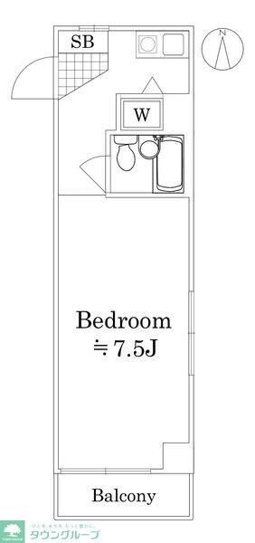 ライオンズマンション八王子第２の物件間取画像