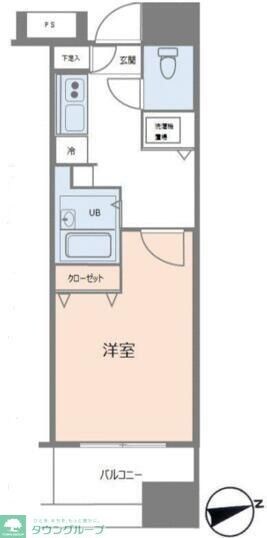 スカイコート八王子第５の物件間取画像
