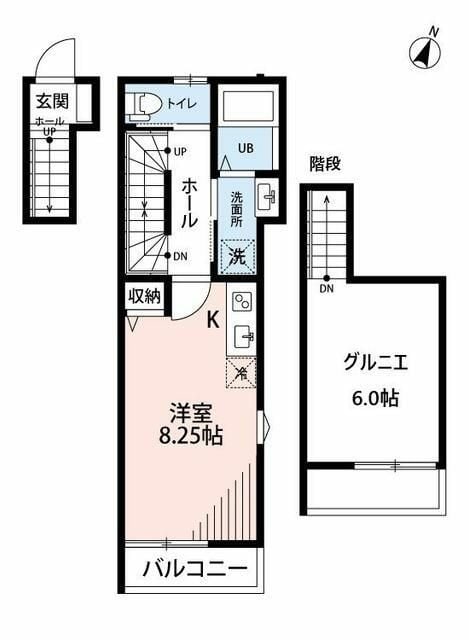 グランツヒルズの物件間取画像