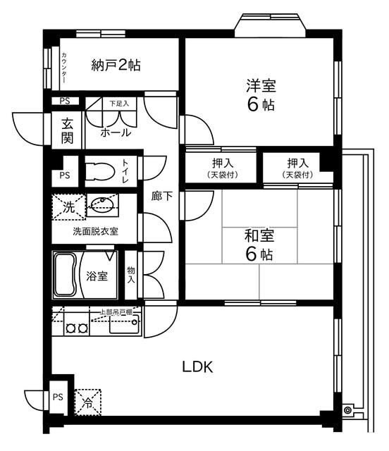 ラフィネ多摩平の物件間取画像