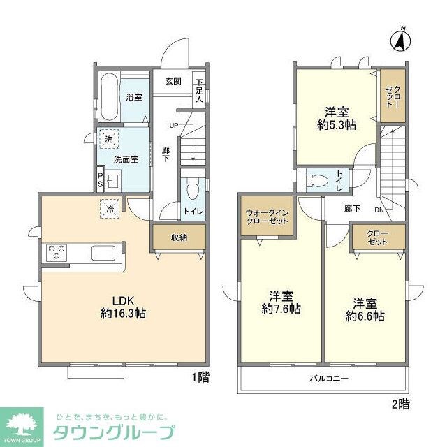 Kolet昭島郷地町の物件間取画像