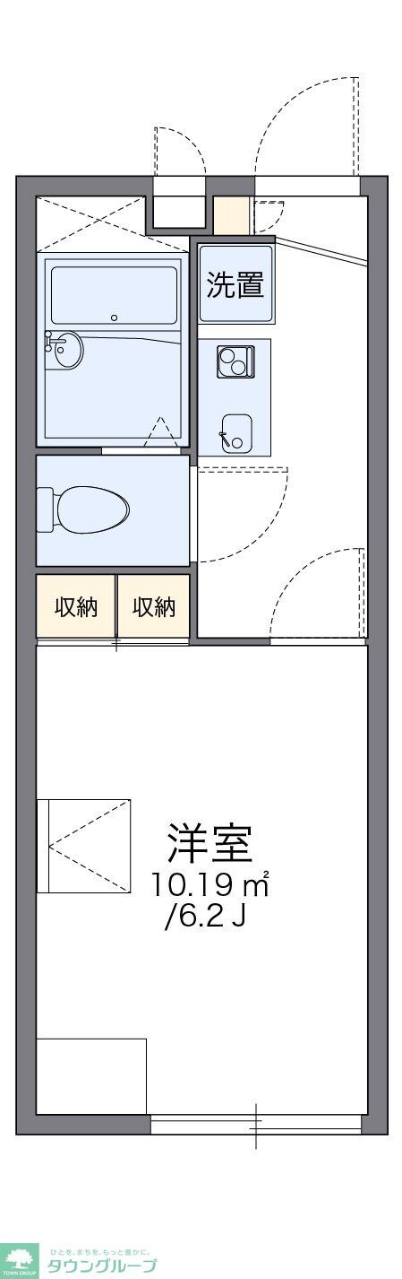 レオパレス楠の物件間取画像