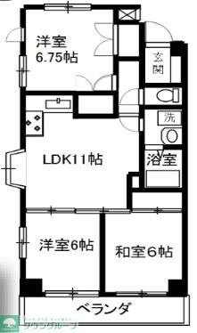 メゾン・ドゥ・プレーヌの物件間取画像